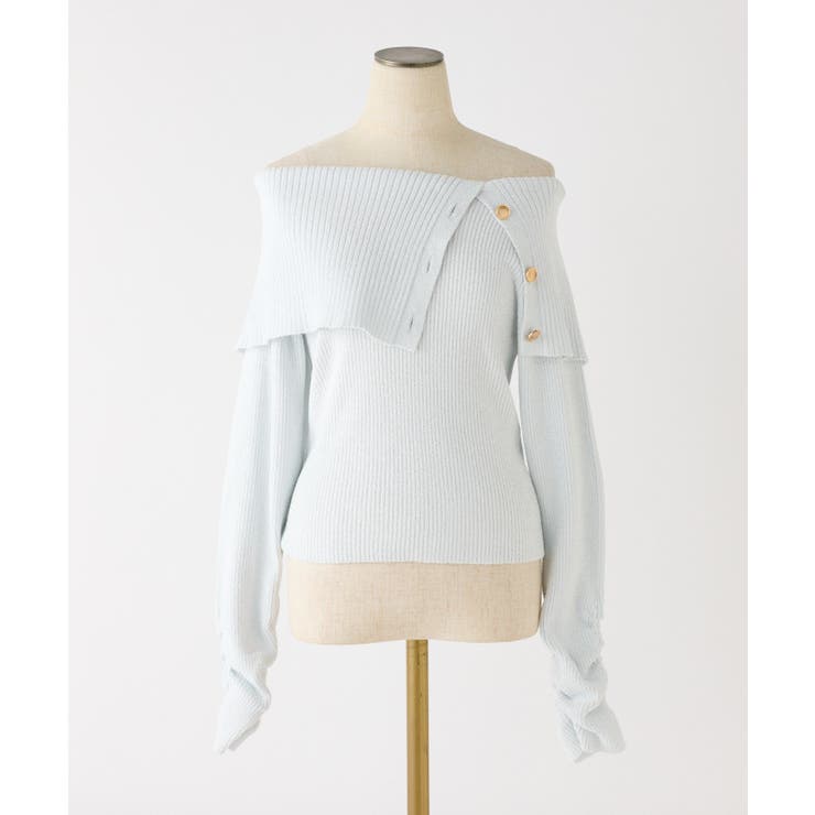 【one after another】オフショルラメニット | NICE CLAUP / OLIVE des OLIVE　OUTLET | 詳細画像20 