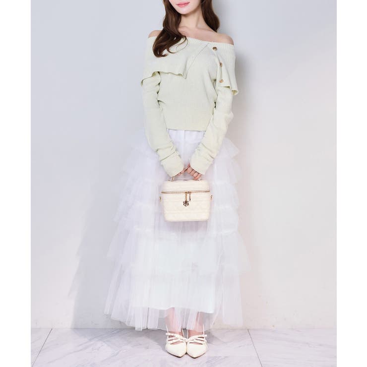 【one after another】オフショルラメニット | NICE CLAUP / OLIVE des OLIVE　OUTLET | 詳細画像29 