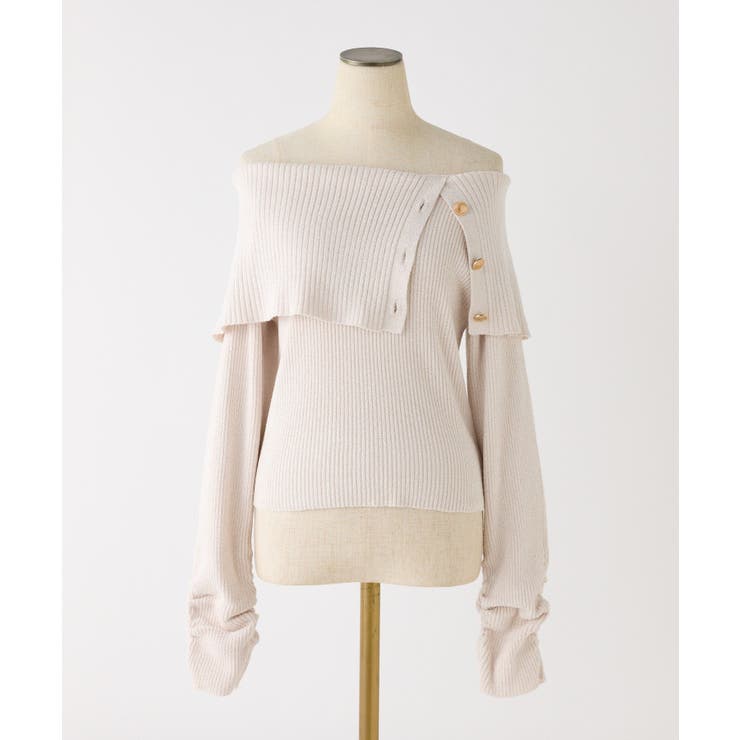 【one after another】オフショルラメニット | NICE CLAUP / OLIVE des OLIVE　OUTLET | 詳細画像30 