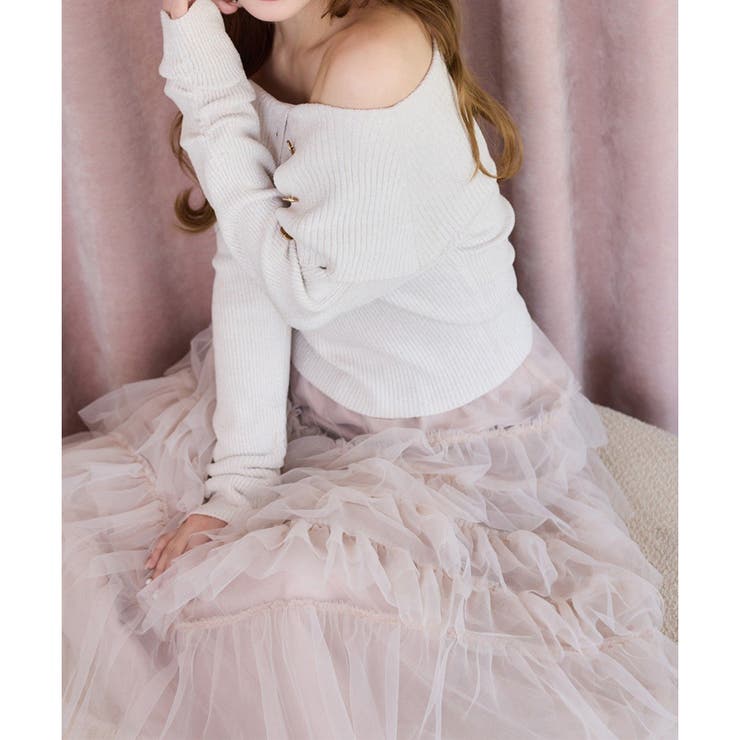 【one after another】オフショルニット | NICE CLAUP / OLIVE des OLIVE　OUTLET | 詳細画像6 