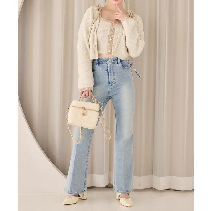 【one after another】【セットアップ可能】金ボタン配色カーディガ… | NICE CLAUP / OLIVE des OLIVE　OUTLET | 詳細画像8 