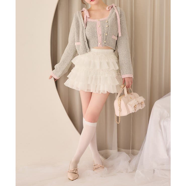 【one after another】【セットアップ可能】金ボタン配色カーディガ… | NICE CLAUP / OLIVE des OLIVE　OUTLET | 詳細画像29 
