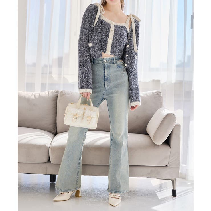 【one after another】【セットアップ可能】金ボタン配色カーディガ… | NICE CLAUP / OLIVE des OLIVE　OUTLET | 詳細画像37 