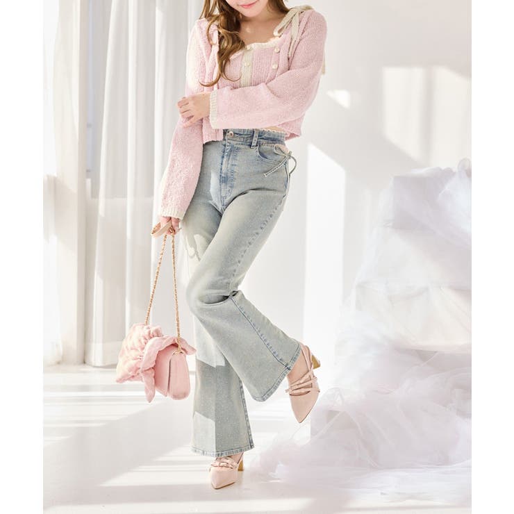 【one after another】【セットアップ可能】金ボタン配色カーディガ… | NICE CLAUP / OLIVE des OLIVE　OUTLET | 詳細画像15 