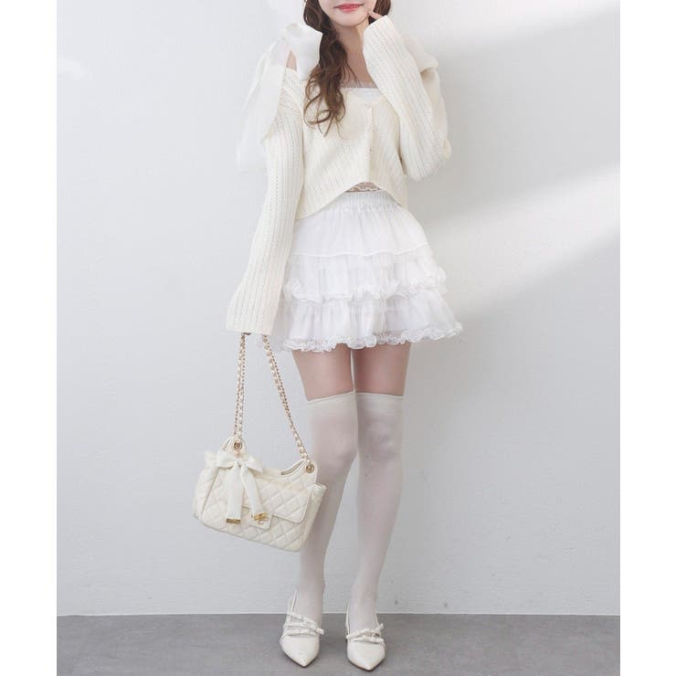 【one after another】キラキラボタンアイレットカーデ | NICE CLAUP / OLIVE des OLIVE　OUTLET | 詳細画像5 