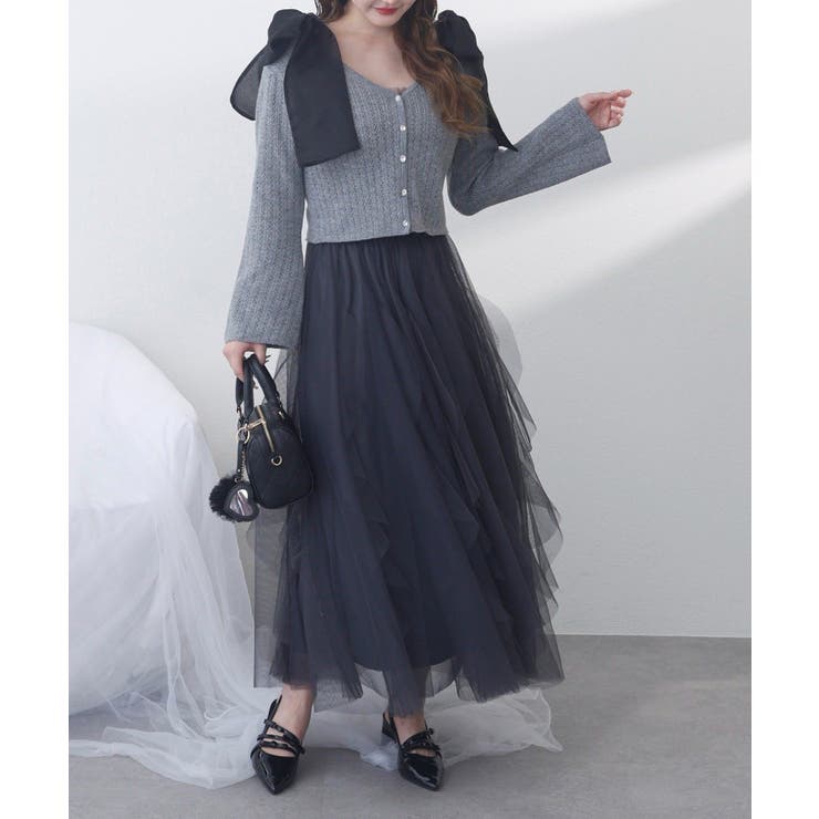 【one after another】キラキラボタンアイレットカーデ | NICE CLAUP / OLIVE des OLIVE　OUTLET | 詳細画像24 