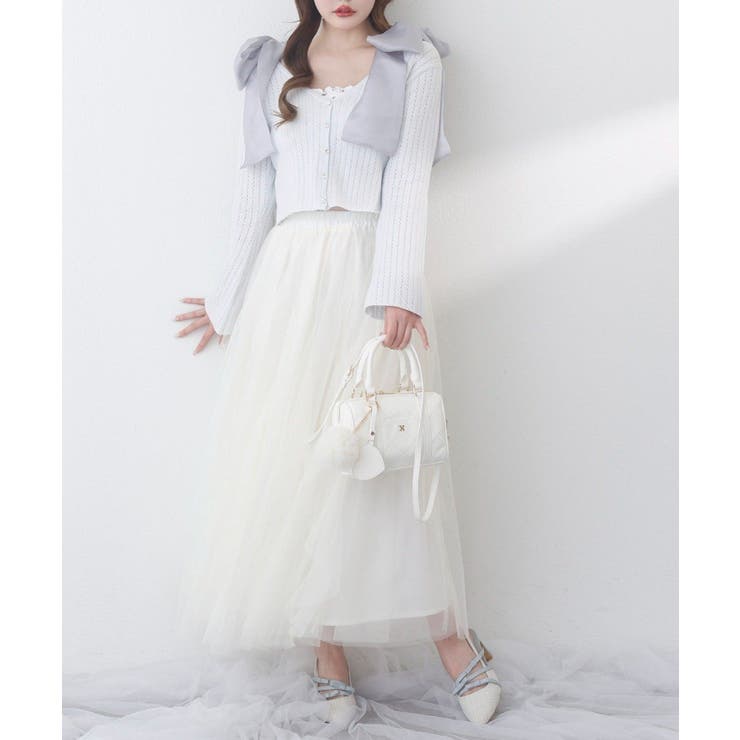 【one after another】キラキラボタンアイレットカーデ | NICE CLAUP / OLIVE des OLIVE　OUTLET | 詳細画像16 