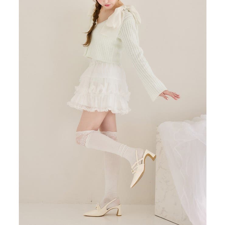 【one after another】キラキラボタンアイレットカーデ | NICE CLAUP / OLIVE des OLIVE　OUTLET | 詳細画像28 