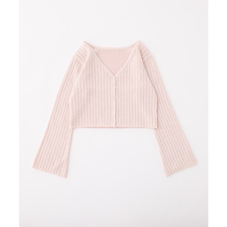 【one after another】キラキラボタンアイレットカーデ | NICE CLAUP / OLIVE des OLIVE　OUTLET | 詳細画像8 