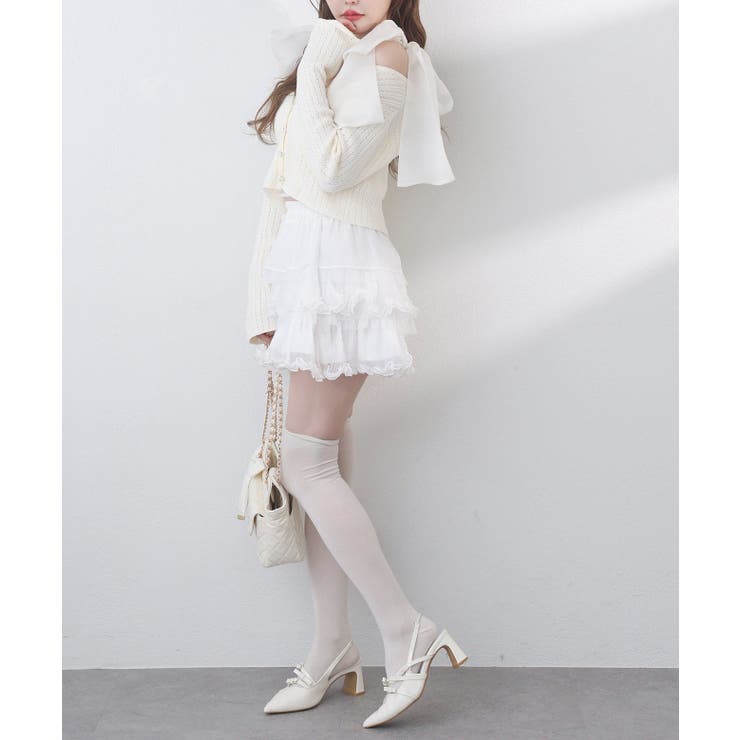 【one after another】キラキラボタンアイレットカーデ | NICE CLAUP / OLIVE des OLIVE　OUTLET | 詳細画像10 