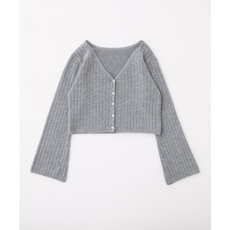 【one after another】キラキラボタンアイレットカーデ | NICE CLAUP / OLIVE des OLIVE　OUTLET | 詳細画像12 