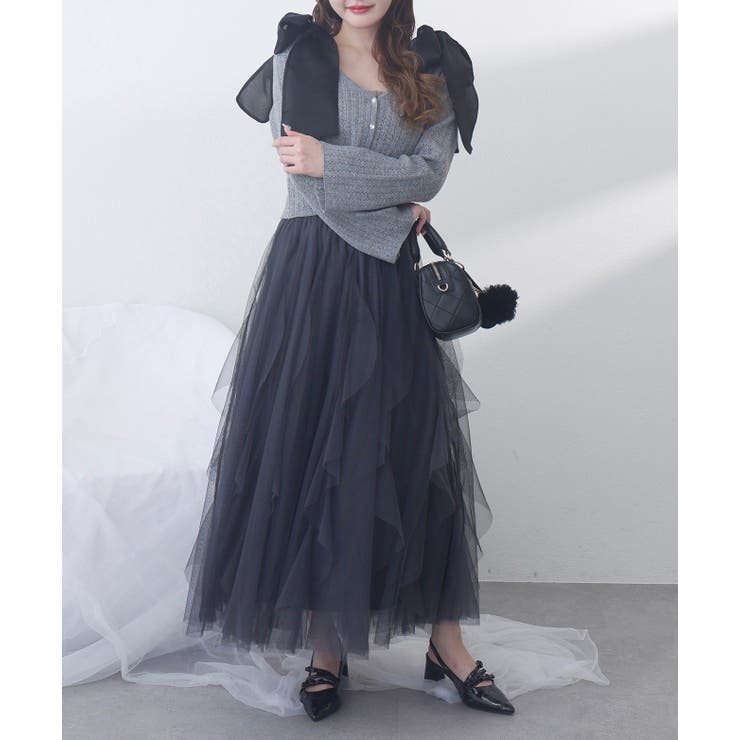 【one after another】キラキラボタンアイレットカーデ | NICE CLAUP / OLIVE des OLIVE　OUTLET | 詳細画像17 