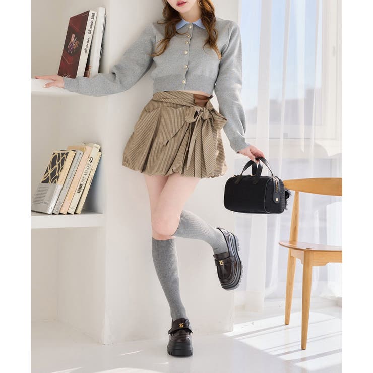 【one after another】配色襟付きニット | NICE CLAUP / OLIVE des OLIVE　OUTLET | 詳細画像22 