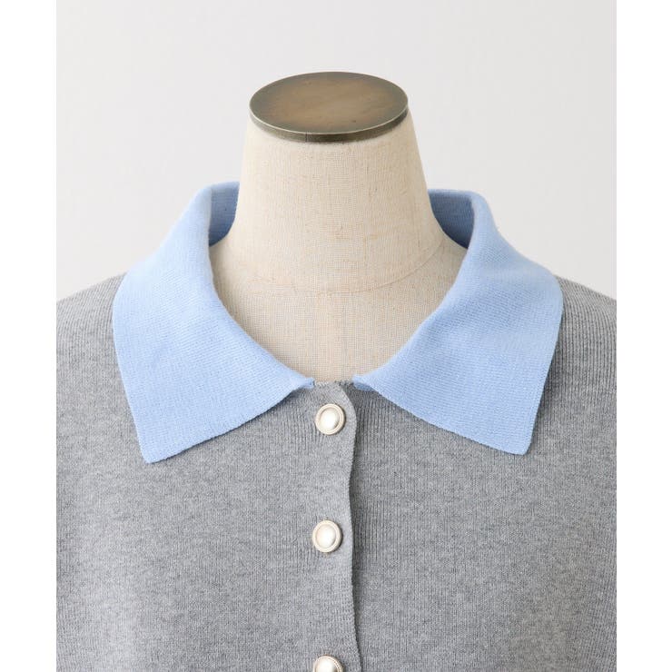 【one after another】配色襟付きニット | NICE CLAUP / OLIVE des OLIVE　OUTLET | 詳細画像26 