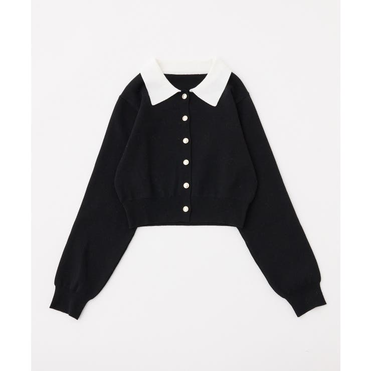 【one after another】配色襟付きニット | NICE CLAUP / OLIVE des OLIVE　OUTLET | 詳細画像29 