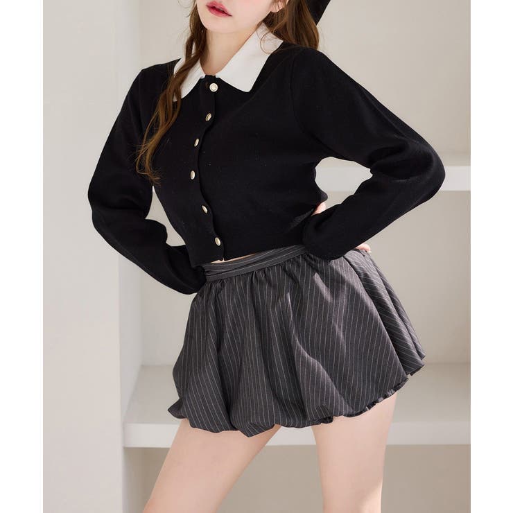 【one after another】配色襟付きニット | NICE CLAUP / OLIVE des OLIVE　OUTLET | 詳細画像33 