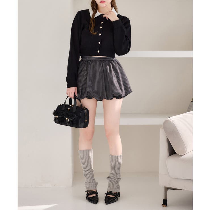 【one after another】配色襟付きニット | NICE CLAUP / OLIVE des OLIVE　OUTLET | 詳細画像34 