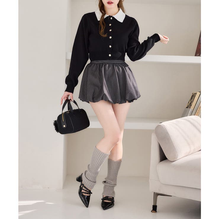 【one after another】配色襟付きニット | NICE CLAUP / OLIVE des OLIVE　OUTLET | 詳細画像36 