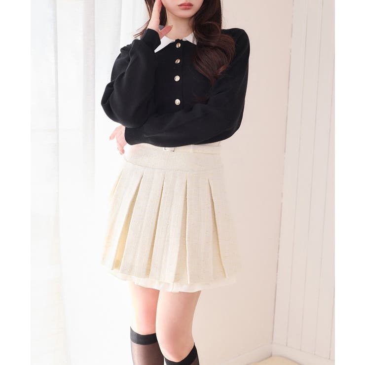 【one after another】配色襟付きニット | NICE CLAUP / OLIVE des OLIVE　OUTLET | 詳細画像39 