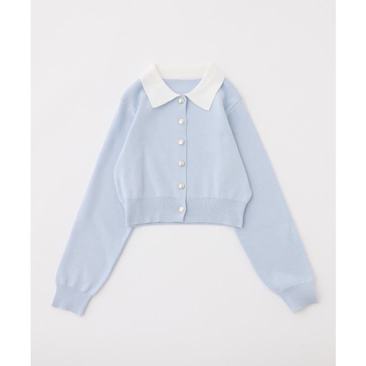 【one after another】配色襟付きニット | NICE CLAUP / OLIVE des OLIVE　OUTLET | 詳細画像42 