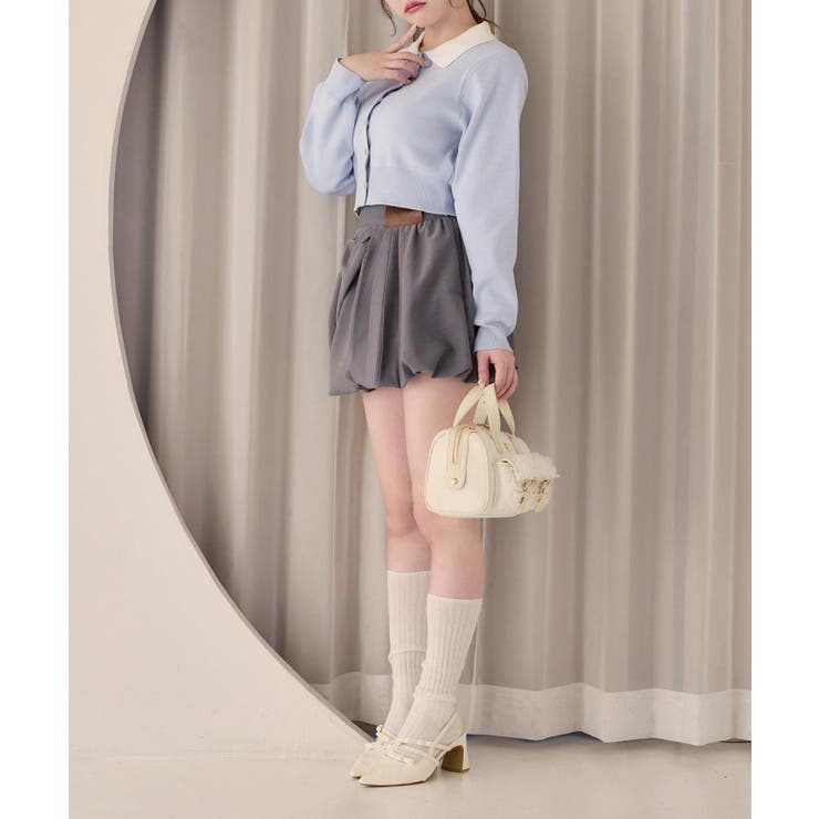 【one after another】配色襟付きニット | NICE CLAUP / OLIVE des OLIVE　OUTLET | 詳細画像50 