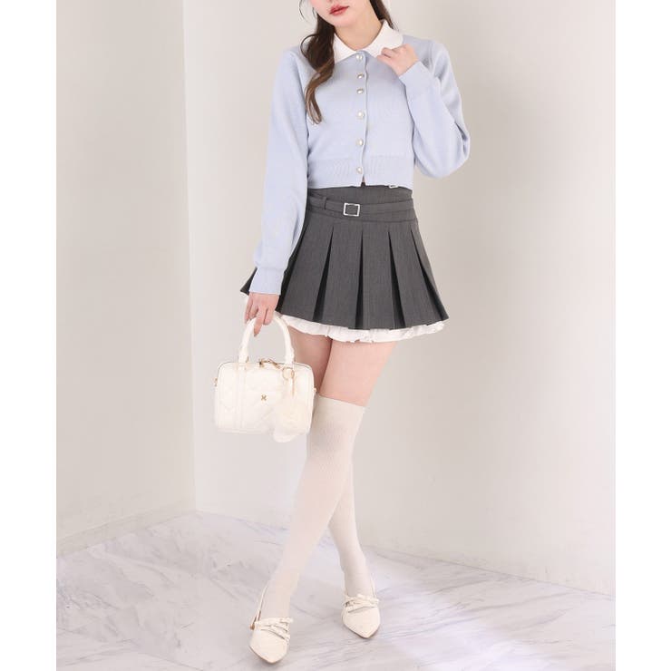 【one after another】配色襟付きニット | NICE CLAUP / OLIVE des OLIVE　OUTLET | 詳細画像52 