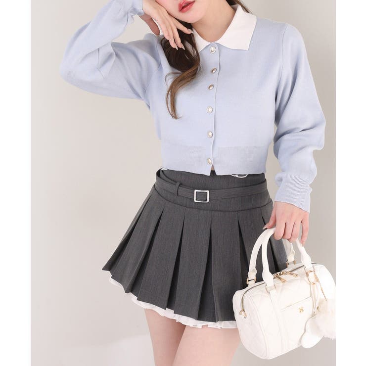 【one after another】配色襟付きニット | NICE CLAUP / OLIVE des OLIVE　OUTLET | 詳細画像54 