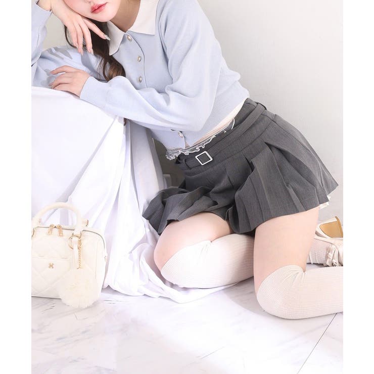 【one after another】配色襟付きニット | NICE CLAUP / OLIVE des OLIVE　OUTLET | 詳細画像55 