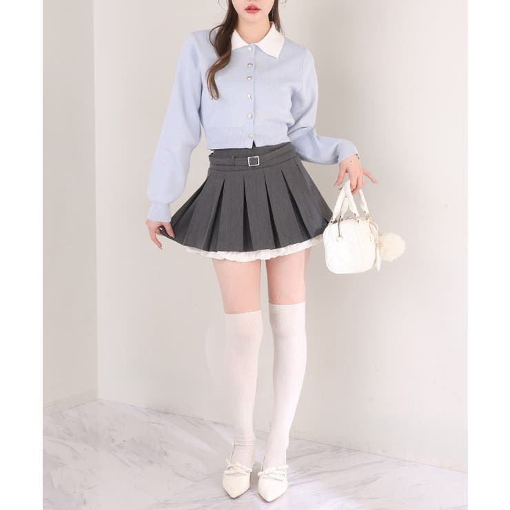 【one after another】配色襟付きニット | NICE CLAUP / OLIVE des OLIVE　OUTLET | 詳細画像57 