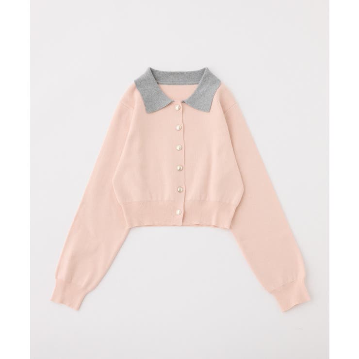 【one after another】配色襟付きニット | NICE CLAUP / OLIVE des OLIVE　OUTLET | 詳細画像60 