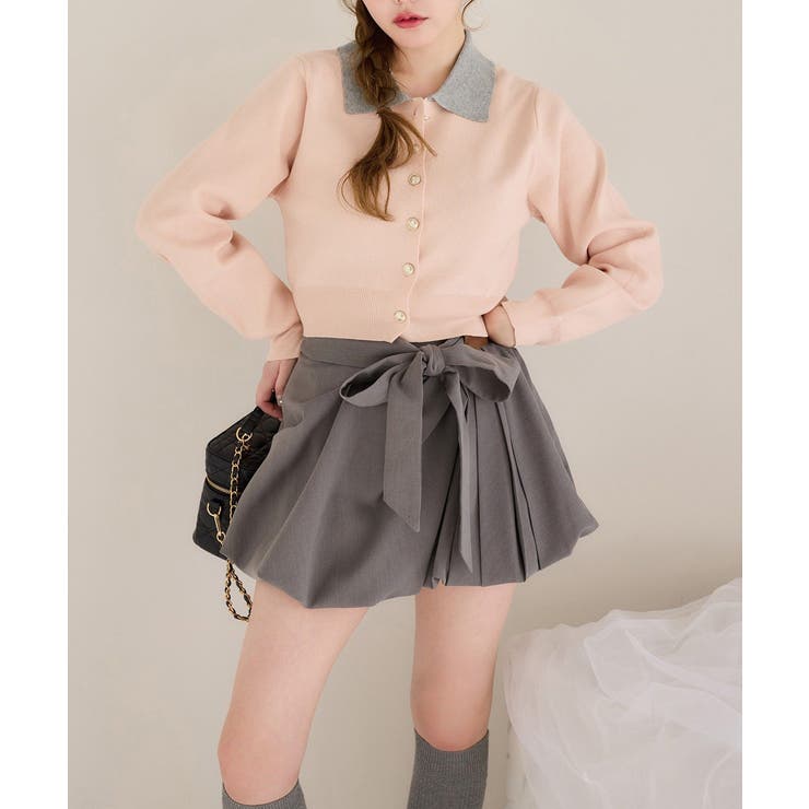 【one after another】配色襟付きニット | NICE CLAUP / OLIVE des OLIVE　OUTLET | 詳細画像61 