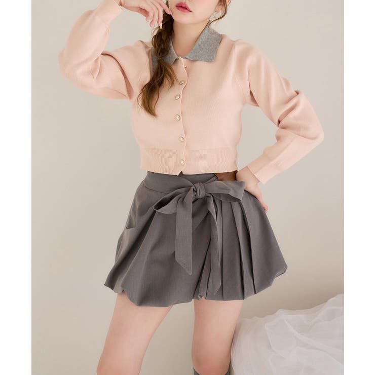 【one after another】配色襟付きニット | NICE CLAUP / OLIVE des OLIVE　OUTLET | 詳細画像63 