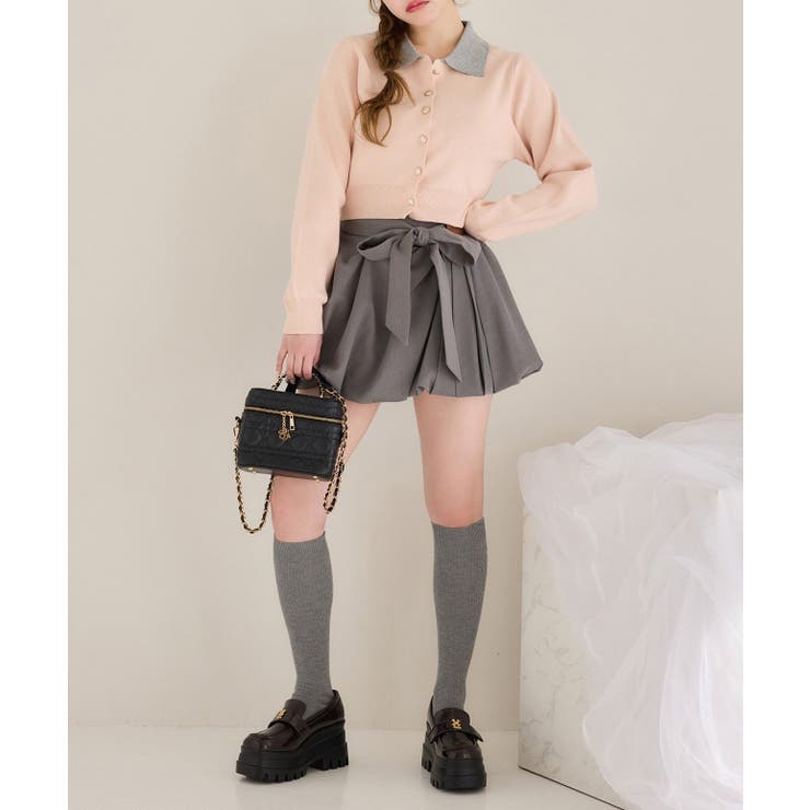 【one after another】配色襟付きニット | NICE CLAUP / OLIVE des OLIVE　OUTLET | 詳細画像67 