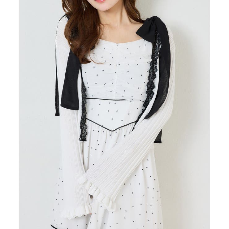 【one after another】レースカーディガン | NICE CLAUP / OLIVE des OLIVE　OUTLET | 詳細画像4 