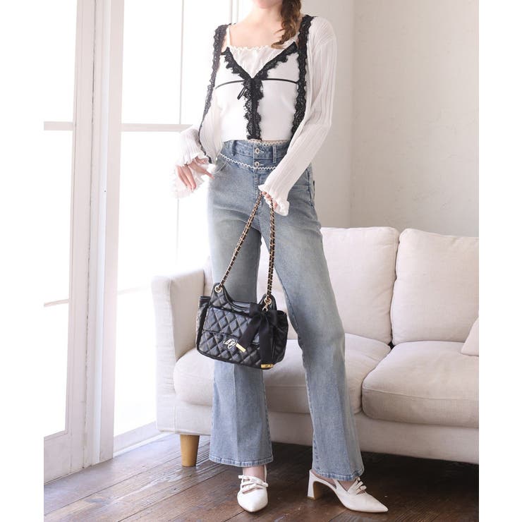 【one after another】レースニットビスチェ | NICE CLAUP / OLIVE des OLIVE　OUTLET | 詳細画像6 