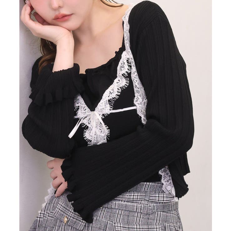 【one after another】レースニットビスチェ | NICE CLAUP / OLIVE des OLIVE　OUTLET | 詳細画像27 