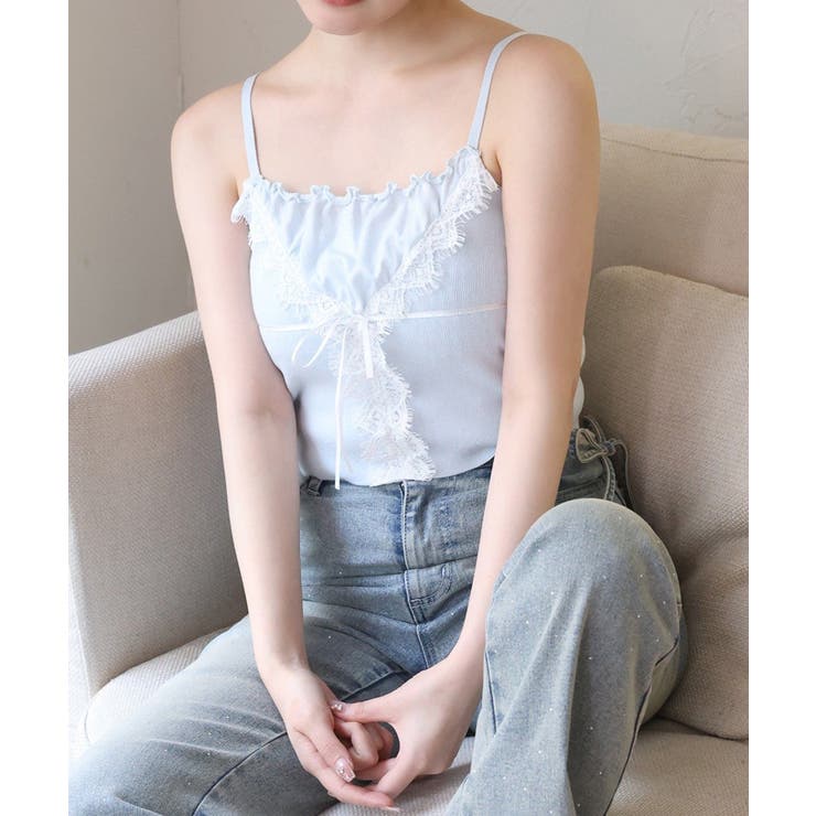 【one after another】レースニットビスチェ | NICE CLAUP / OLIVE des OLIVE　OUTLET | 詳細画像21 