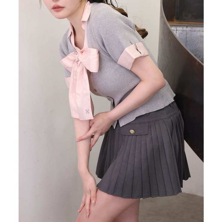 【one after another】ビッグリボンドッキングニット | NICE CLAUP / OLIVE des OLIVE　OUTLET | 詳細画像10 
