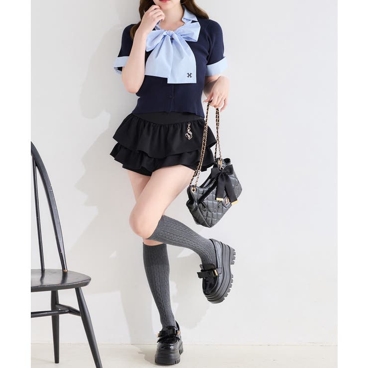 【one after another】ビッグリボンドッキングニット | NICE CLAUP / OLIVE des OLIVE　OUTLET | 詳細画像21 