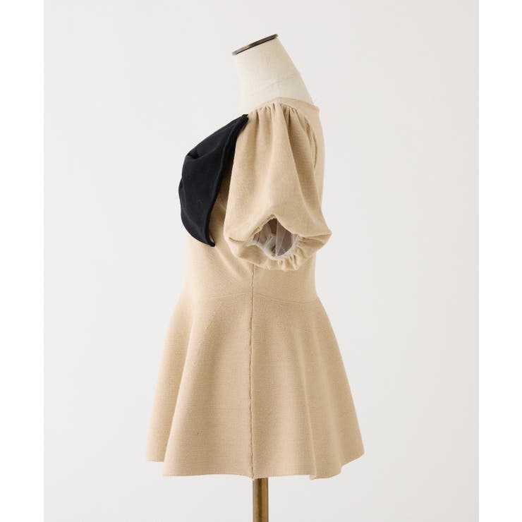 【one after another】肩リボンニット | NICE CLAUP / OLIVE des OLIVE　OUTLET | 詳細画像22 