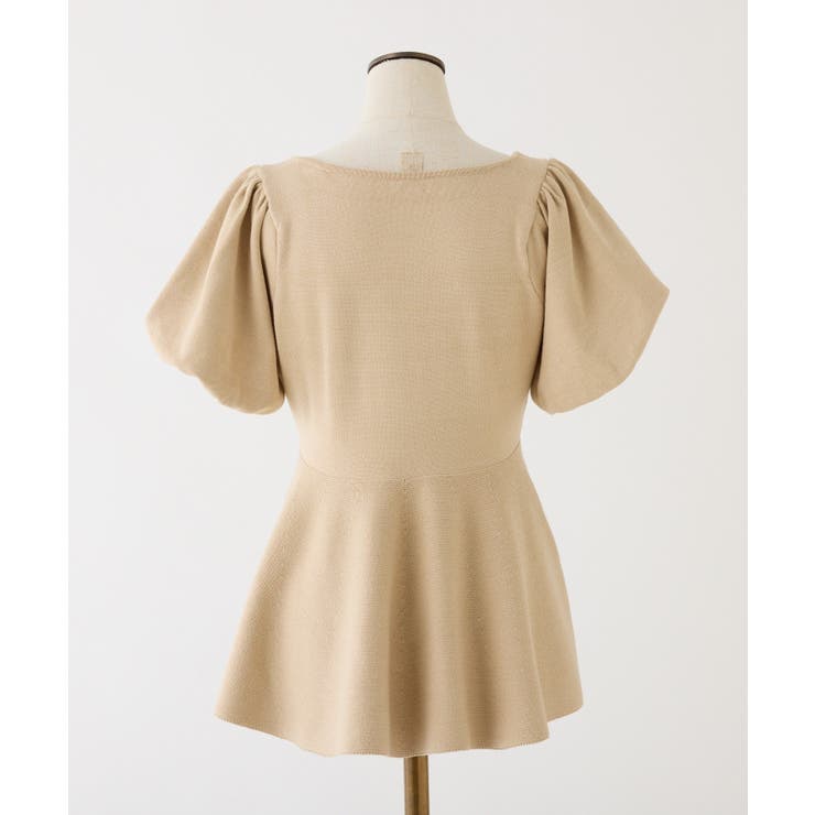 【one after another】肩リボンニット | NICE CLAUP / OLIVE des OLIVE　OUTLET | 詳細画像23 