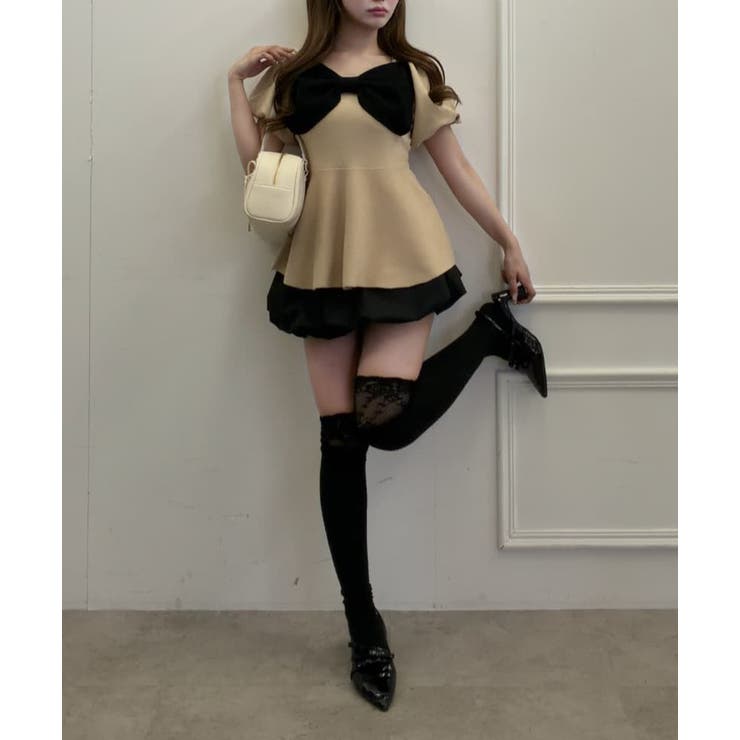 【one after another】肩リボンニット | NICE CLAUP / OLIVE des OLIVE　OUTLET | 詳細画像32 