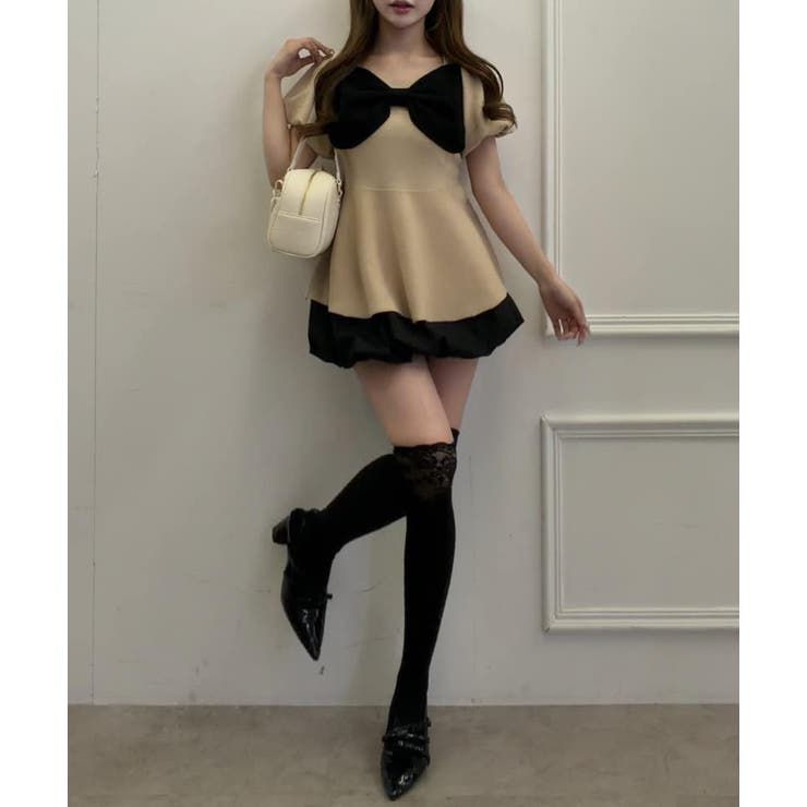 【one after another】肩リボンニット | NICE CLAUP / OLIVE des OLIVE　OUTLET | 詳細画像33 
