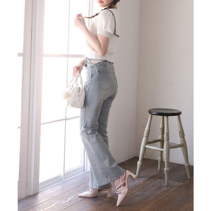 【one after another】セーラー半袖ニット | NICE CLAUP / OLIVE des OLIVE　OUTLET | 詳細画像6 