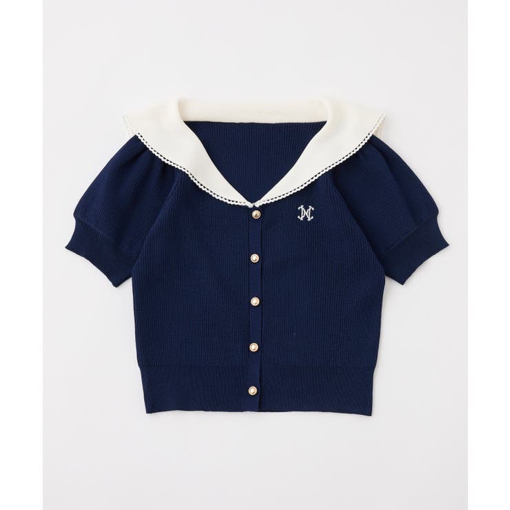 【one after another】セーラー半袖ニット | NICE CLAUP / OLIVE des OLIVE　OUTLET | 詳細画像11 