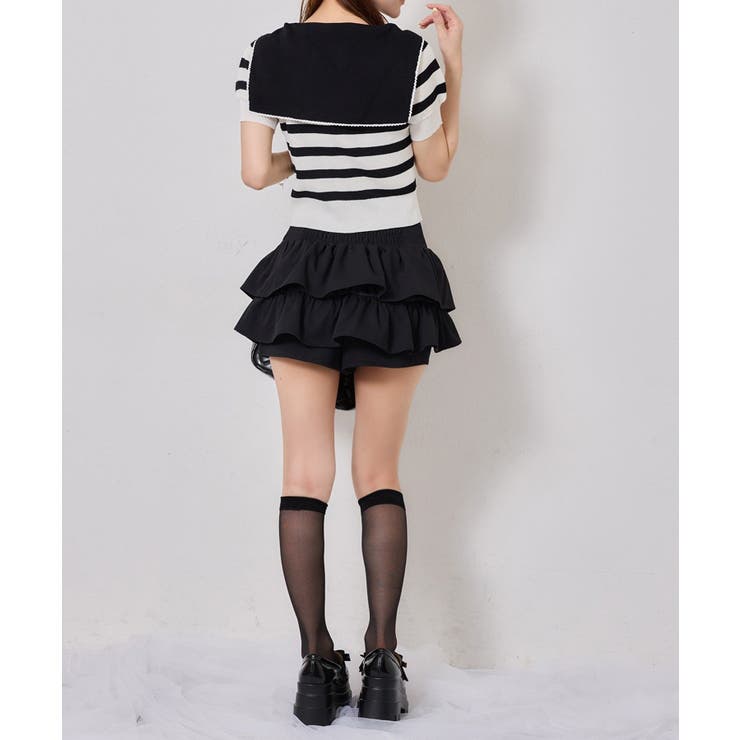 【one after another】セーラー半袖ニット | NICE CLAUP / OLIVE des OLIVE　OUTLET | 詳細画像19 