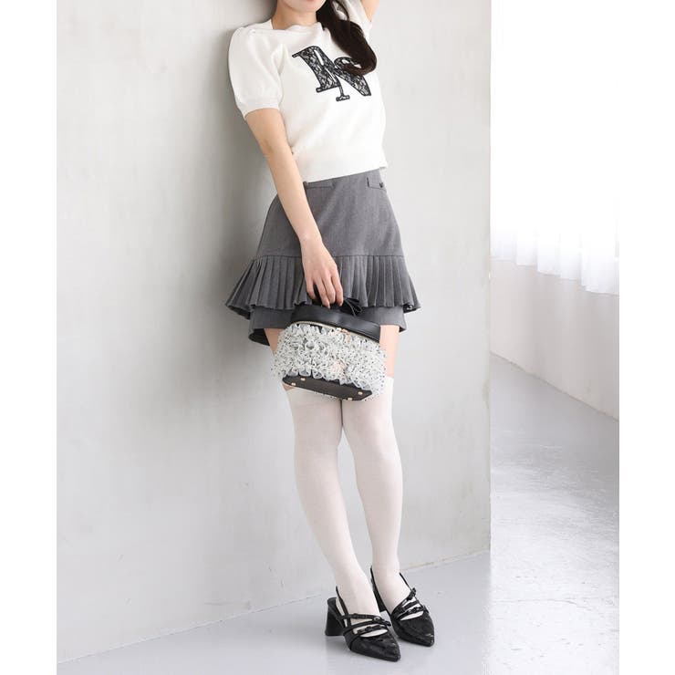 【one after another】キルトロゴニット | NICE CLAUP / OLIVE des OLIVE　OUTLET | 詳細画像4 