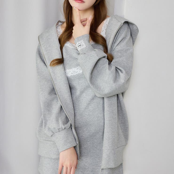 【one after another】【セットアップ可能】ビッグシルエットパーカ | NICE CLAUP / OLIVE des OLIVE　OUTLET | 詳細画像11 