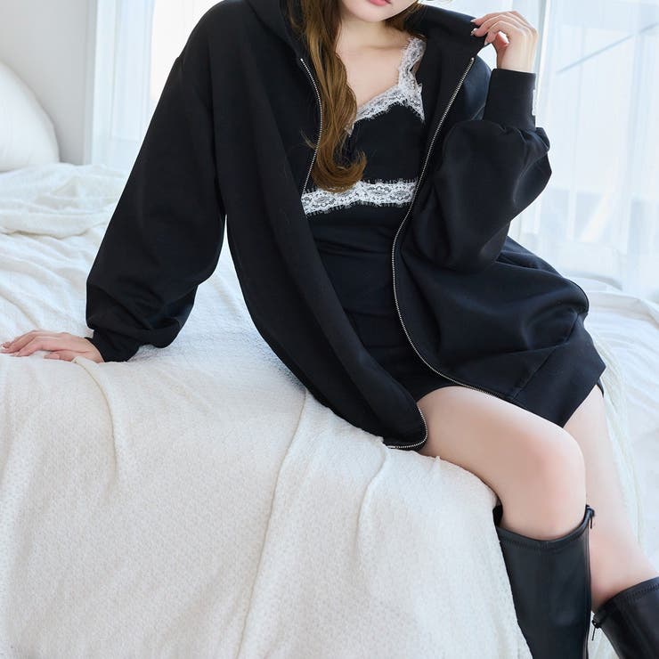 【one after another】【セットアップ可能】ビッグシルエットパーカ | NICE CLAUP / OLIVE des OLIVE　OUTLET | 詳細画像21 