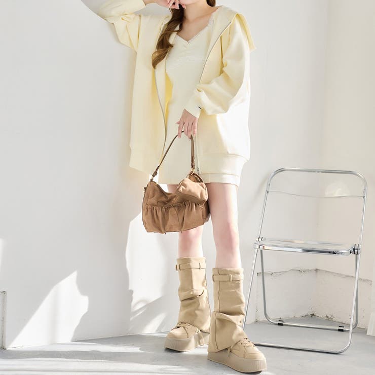 【one after another】【セットアップ可能】ビッグシルエットパーカ | NICE CLAUP / OLIVE des OLIVE　OUTLET | 詳細画像6 